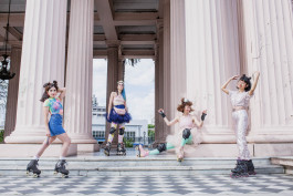 Amateur Roller Skate Girls Félix Busso Editorial Aurea magazine Felix Busso Photography